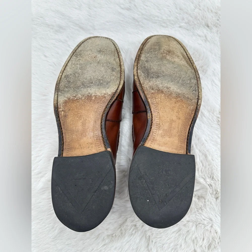 Allen Edmonds Cody‎ Woven Loafers Shoes Mens Size 11 B Black Leather